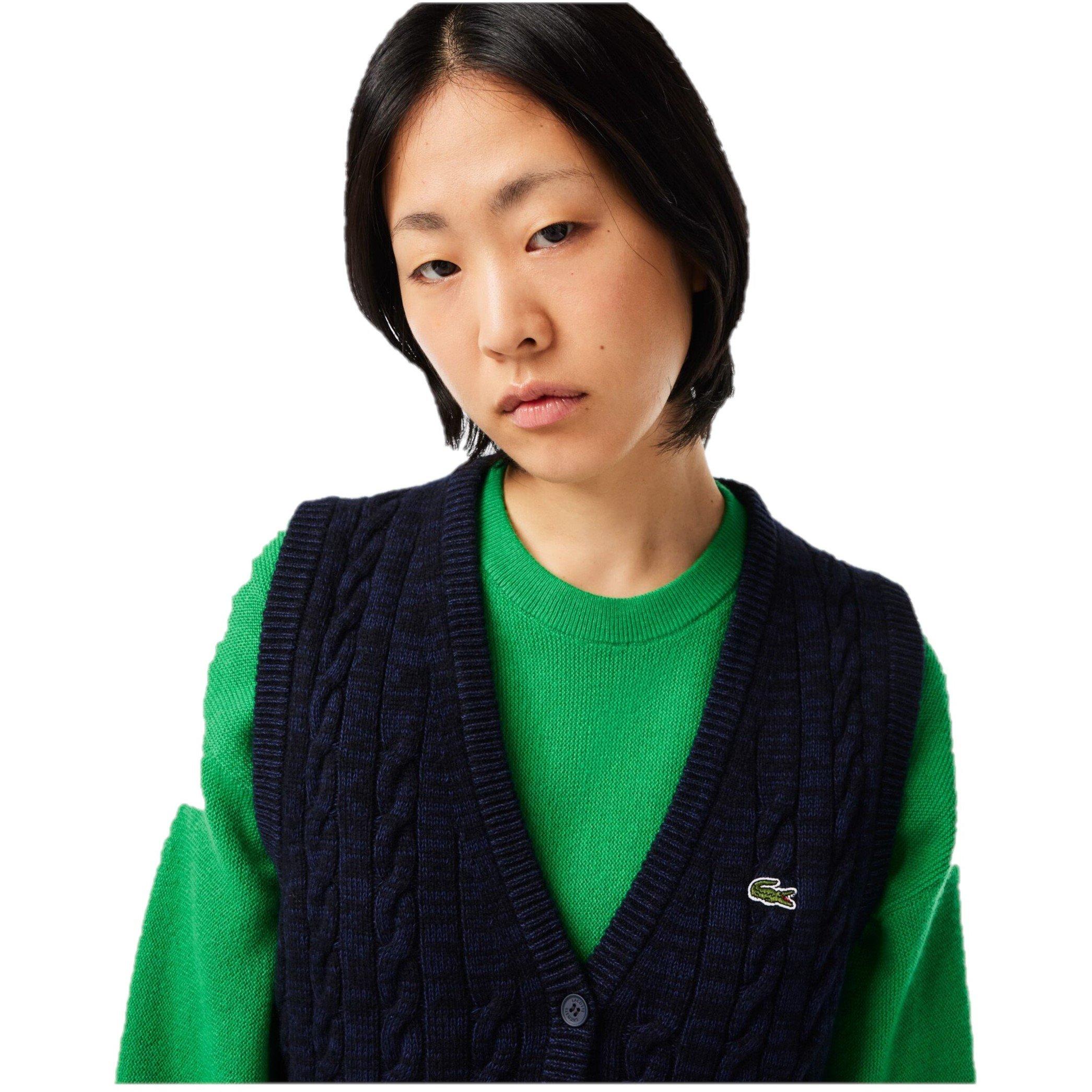 Lacoste Cable Knit Cardigan