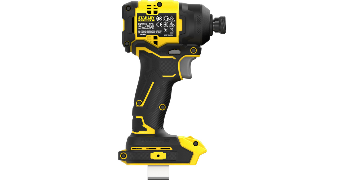 StanleyFATMAX V20 18V Slagschroevendraaier  (Zwart/geel, Accu en oplader niet inbegrepen)