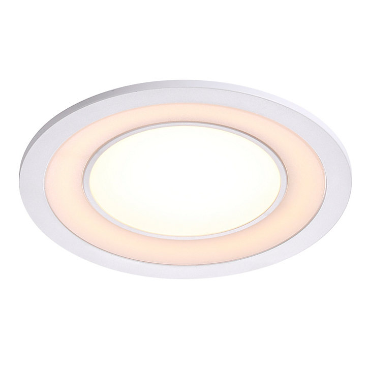 Spot encastrable LED intégrée Ø15cm 800lm IP20 blanc chaud Nordlux blanc