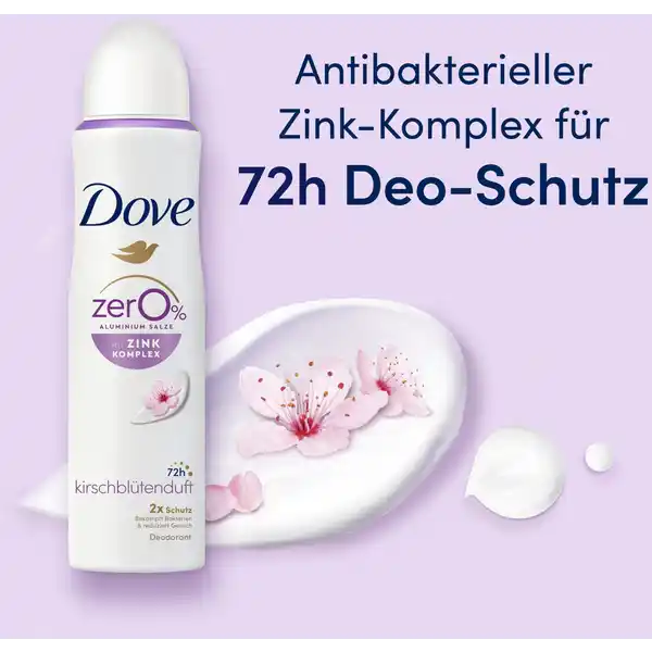 Deospray mit Zink-Komplex & Kirschblütenduft