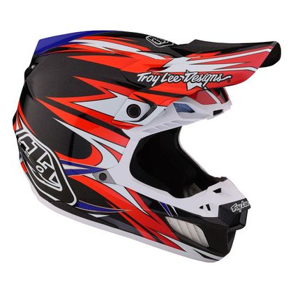 Casque cross TroyLee design SE5 ECE COMPOSITE INFERNO MIPS 2023 - Rouge