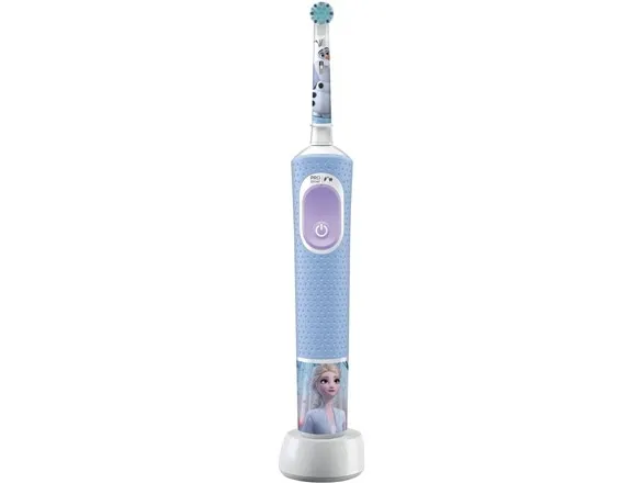 Oral-B Pro Kids, Barn, Roterende, pulserende tandbørste, Daglig pleje, Super sensitive, Lyse Blå, Batteri, Indbygget batteri