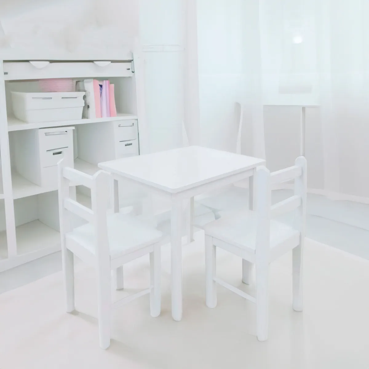 JB Poitras Table et Chaises - Blanc