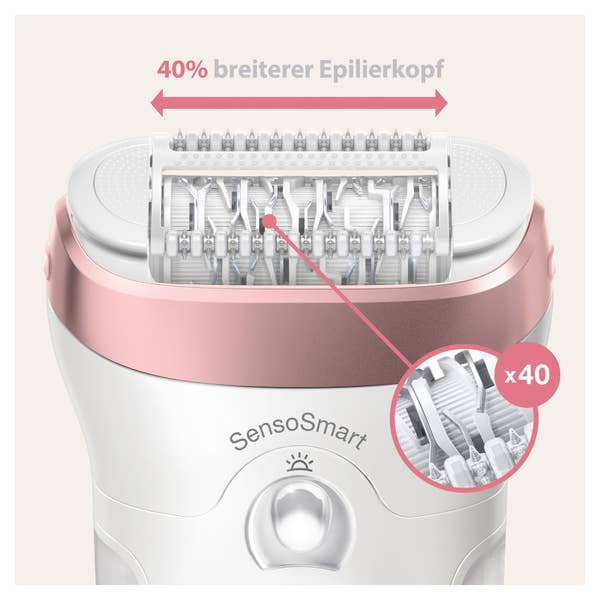 Braun Silk-épil 9 9-720 – Epilierer für Frauen für eine langanhaltende Haarentfernung