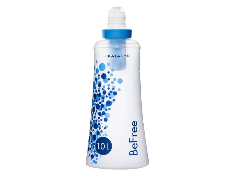 Katadyn Wasserfilter BeFree 1.0 l Ultraleichter und kompakter Hohlfaserfilter
