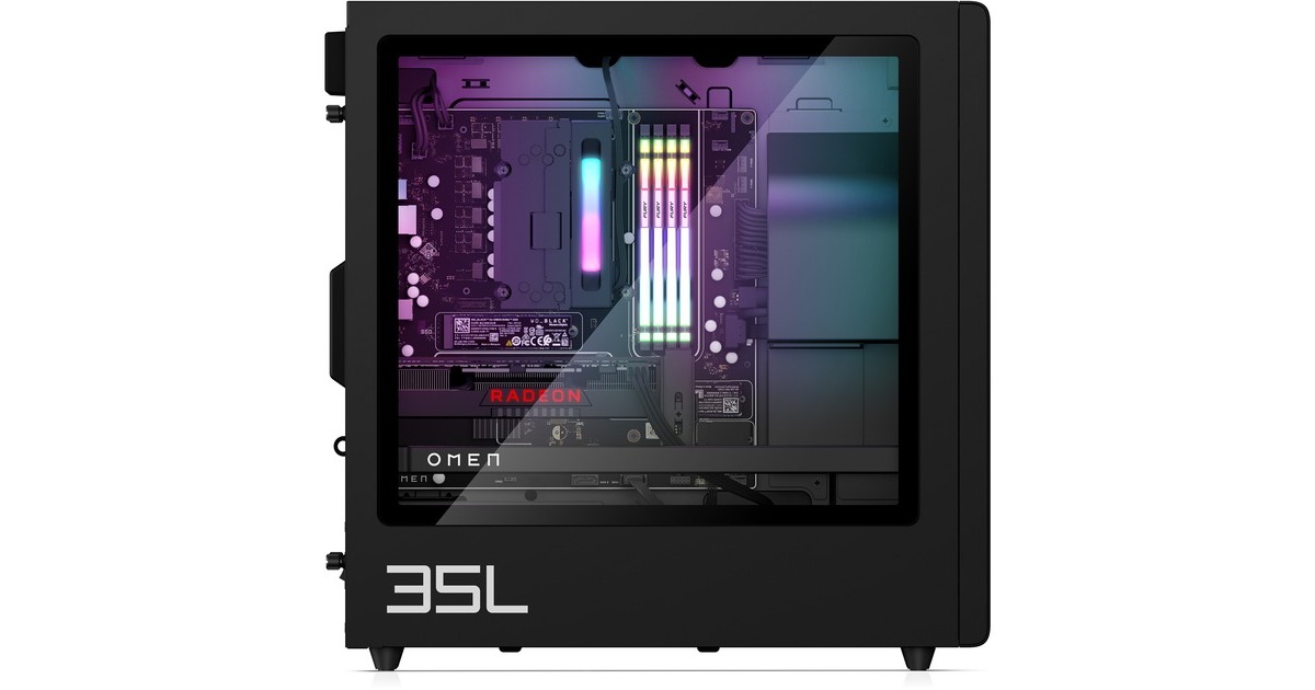 HPOMEN 35L Gaming Desktop GT16-0275nd PC  (Zwart | Ultra 9 285K | RTX 5080 | 64 GB | 2 TB)