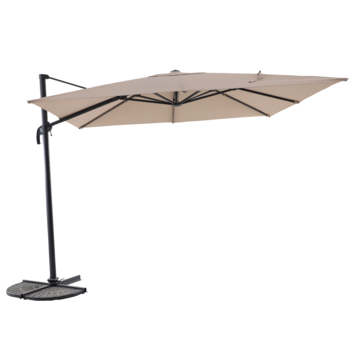 Handson zweefparasol Ibiza taupe Ø 300 cm