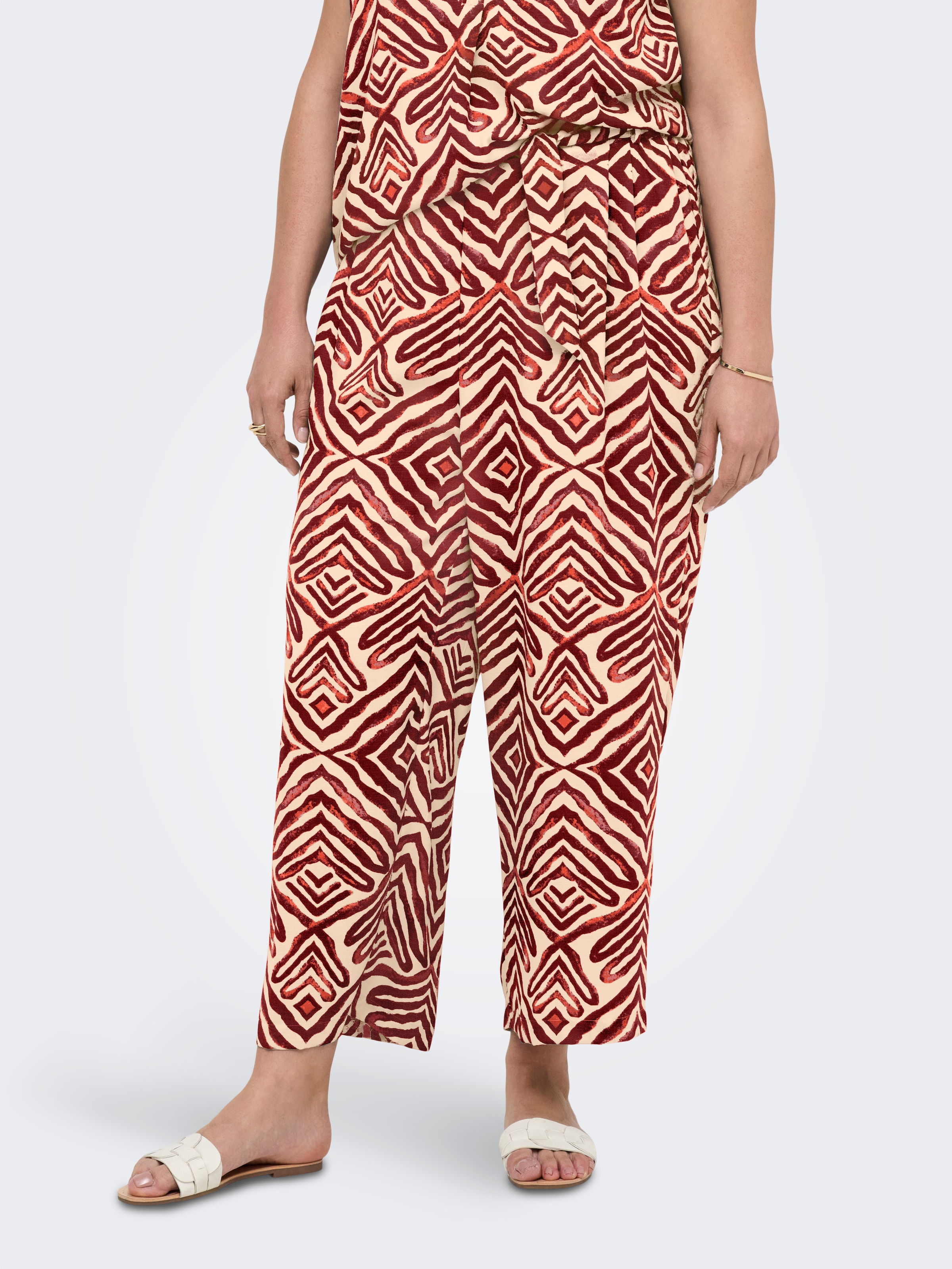 ONLY CARMAKOMA Culotte »CARSHILLA CULOTTE PANT AOP BS«  Sommerhose