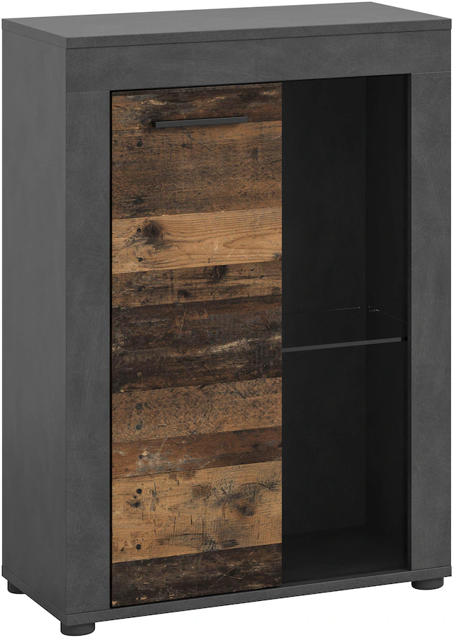 INOSIGN Vitrine »Aosta, Breite 60 cm, stehend oder hängend, in verschiedenen Farben« Türanschlag wechselbar, 1 Glaseinlegeboden, Hängeeitrine, Standvitrine