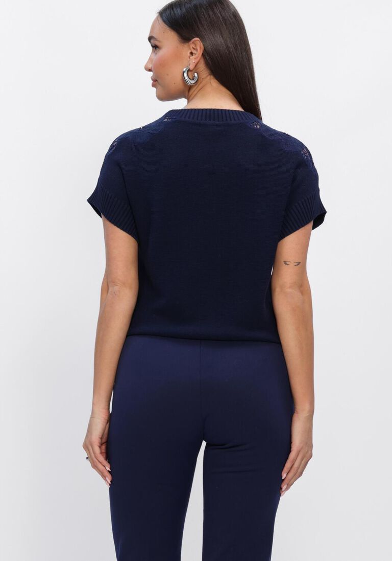 donkerblauwe caroline biss top 1213