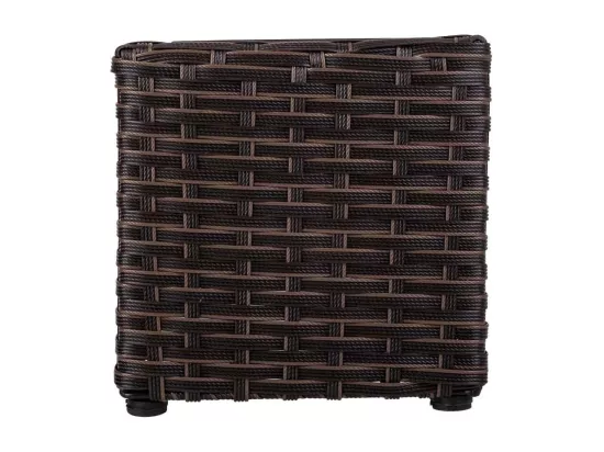 Cache-pot en rotin marron 48x18x18h