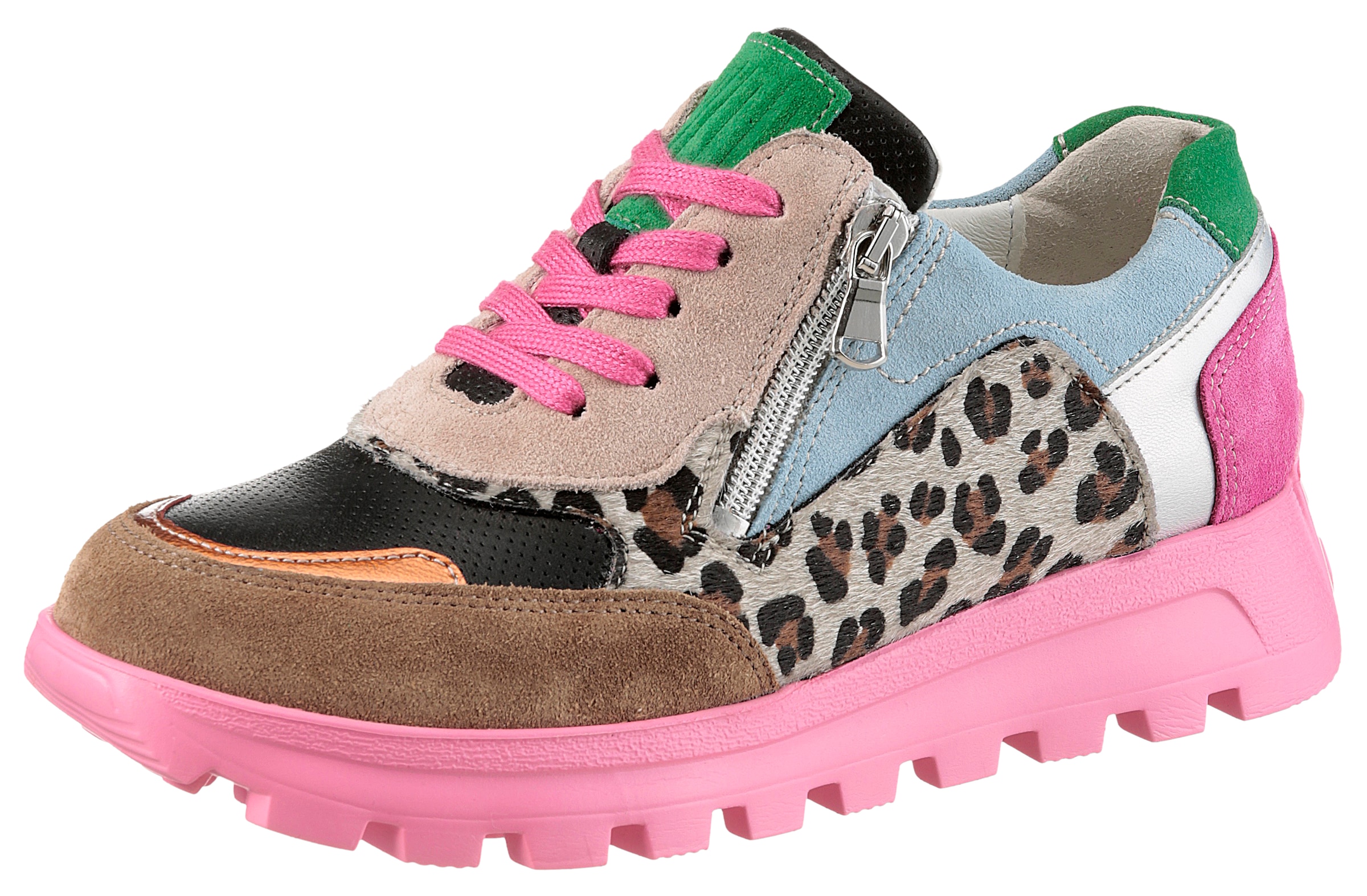 Waldläufer Keilsneaker »H-AJALA«  in Komfortweite H = sehr weit, Freizeitschuh, Halbschuh, Schnürschuh