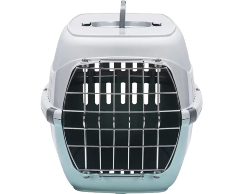 Karlie Eco Tourist 2 Aqua transportbox - 56 x 36 x 36 cm grijs turquoise