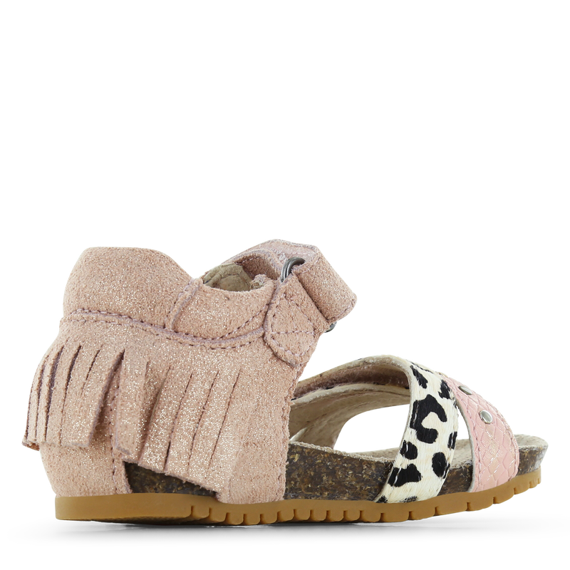 Shoesme roze sandaal Ponyhair, Suède | Meisjes schoenen