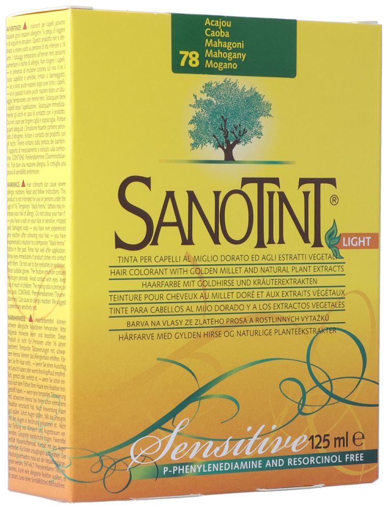 SANOTINT Sensitive Light Haarfarbe 78 mahagoni 1 Stk