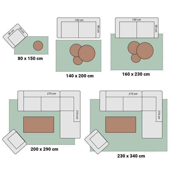 Wasbaar vloerkleed - Dunya Geo Wit