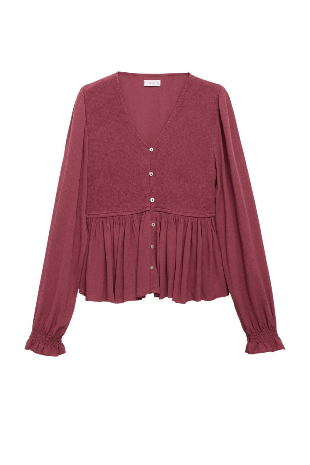 MANGO TEEN blouse donkerrood