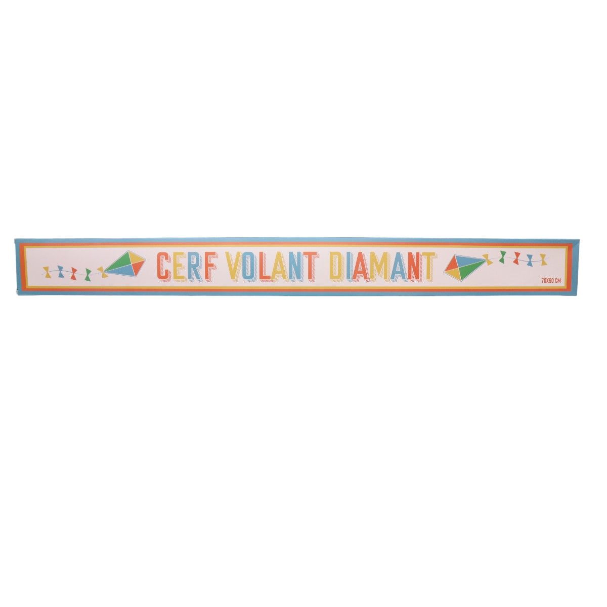 Cerf-volant diamant multicolore Mercredi et Patati