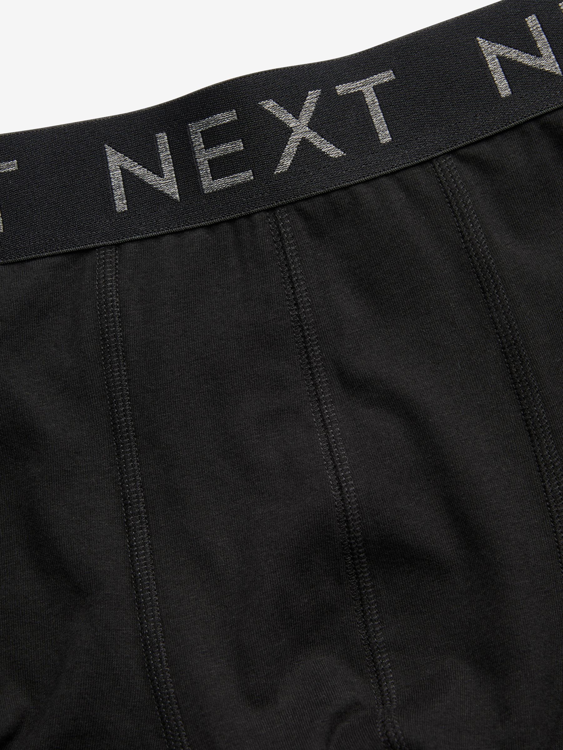 Zwart - Hipster boxers van katoenrijke mix