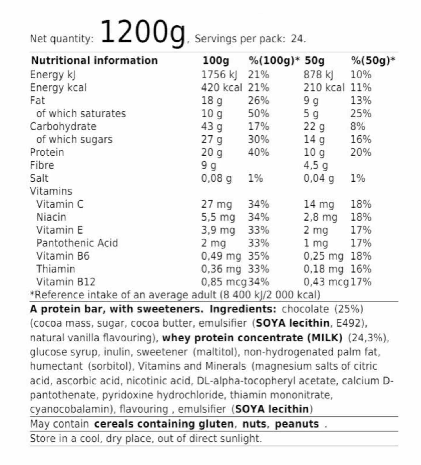 Barra de Proteína Sante Go On! 50g