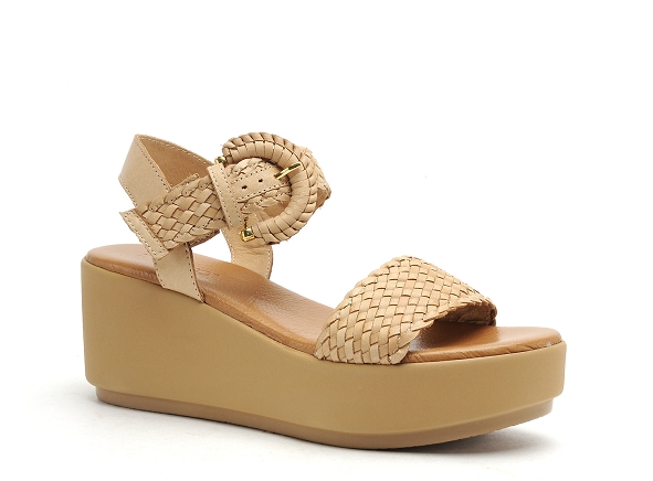 Inuovo nu pieds talons femme 123035 beige