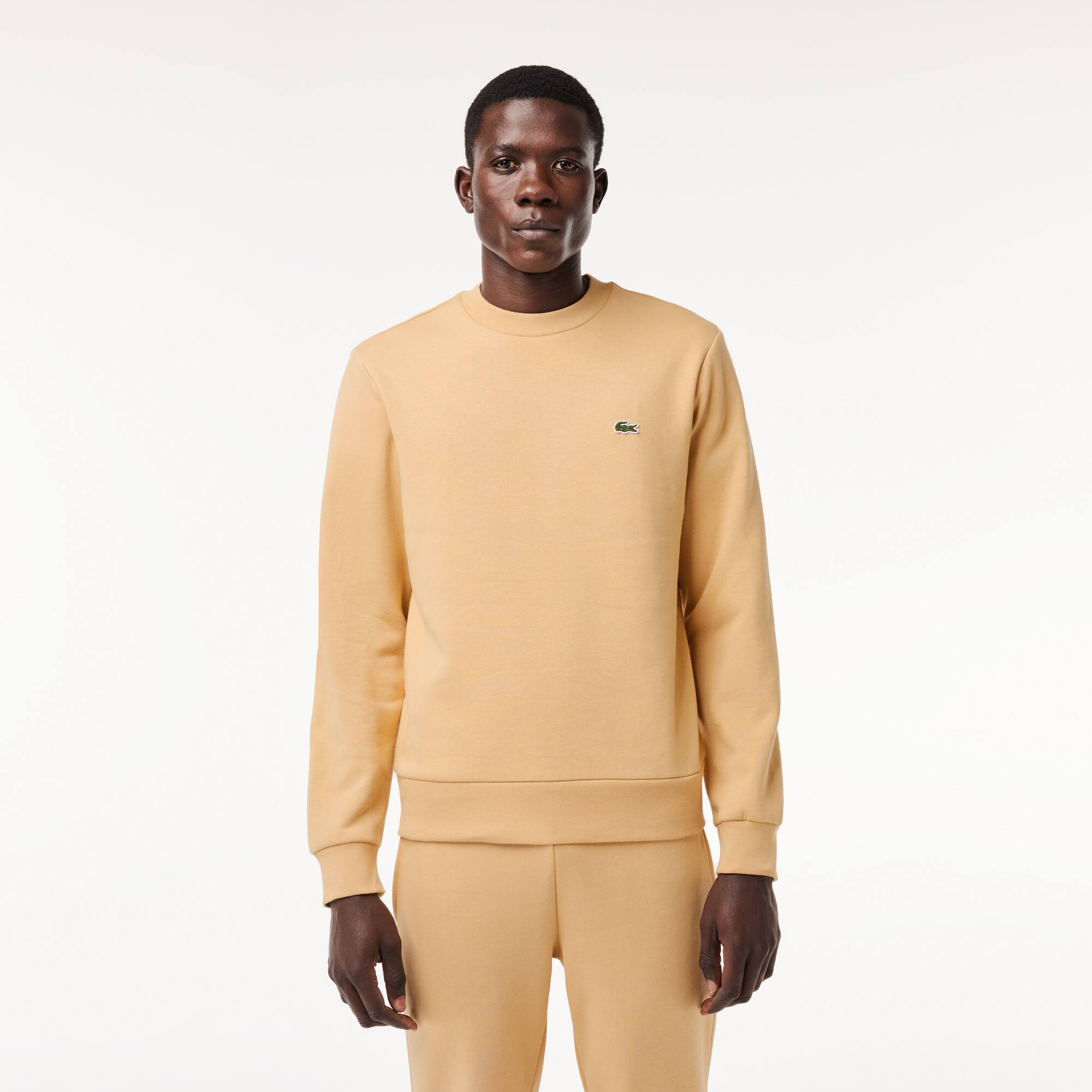 Jogging-Sweatshirt aus aufgerautem Fleece Sweatshirts - Beige - Lacoste - Herren