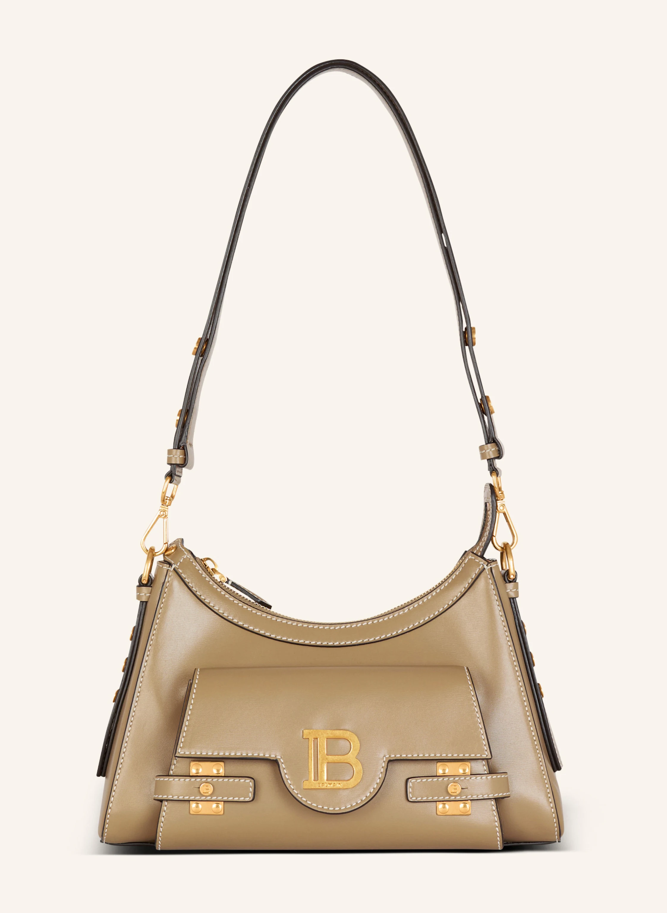 BALMAIN Tasche B-Buzz Hobo aus Kalbsleder