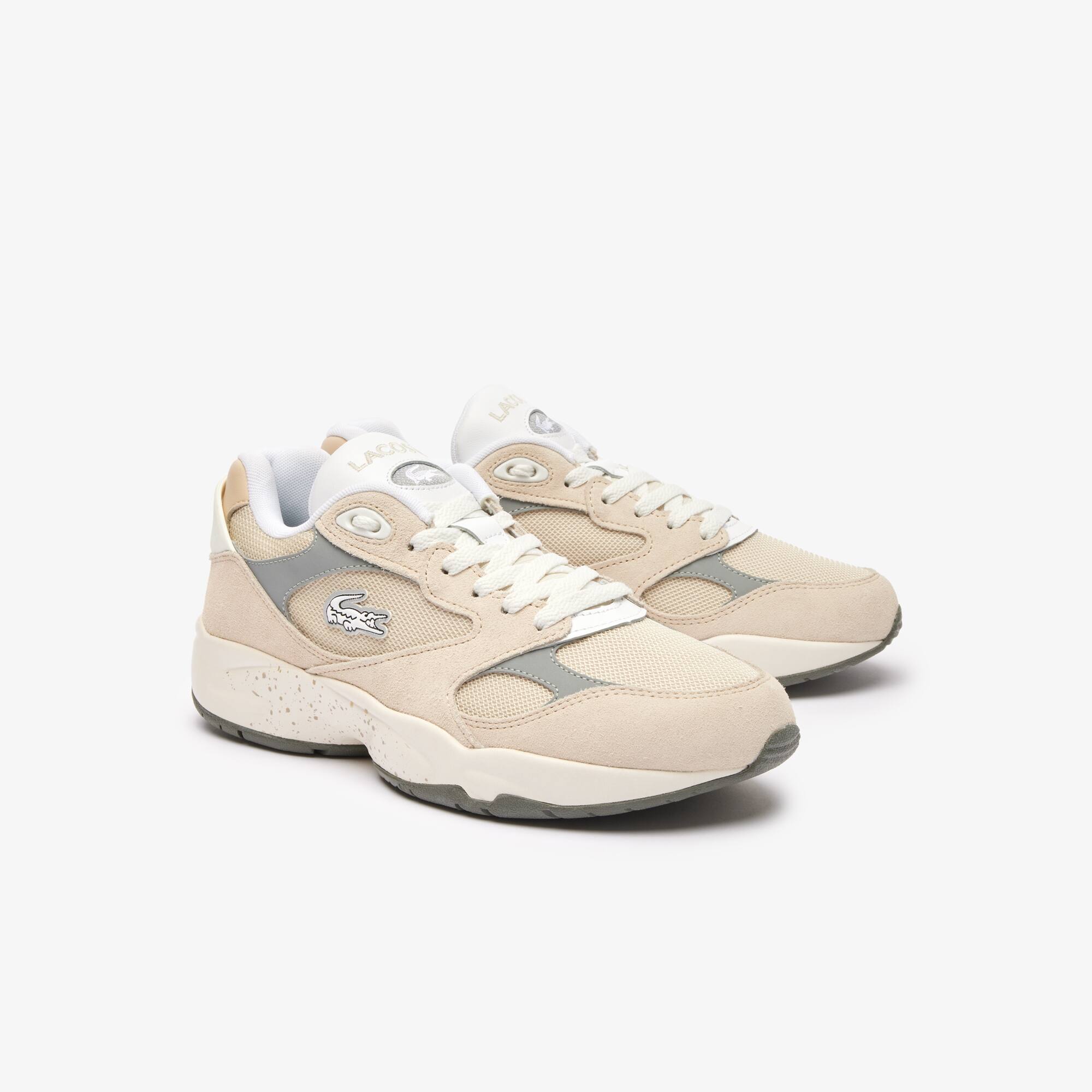 Sneakers Storm 96 Lo Vintage homme ton sur ton Sneakers - Blanc - Lacoste - Homme