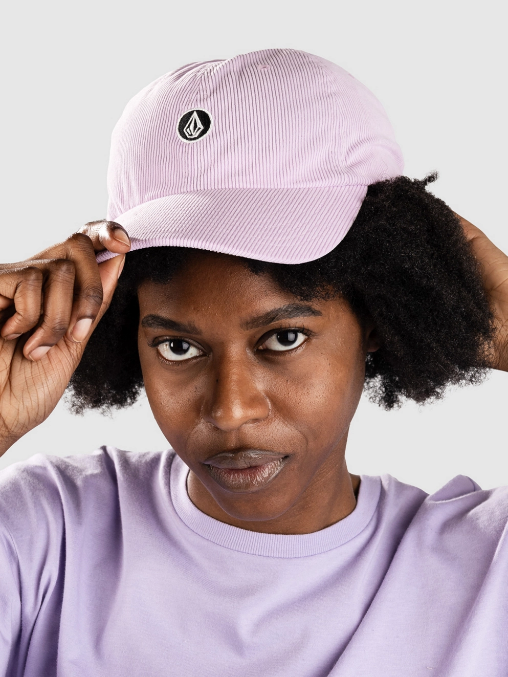 Volcom Circle Stone Cord Dad Cap dusty lavender