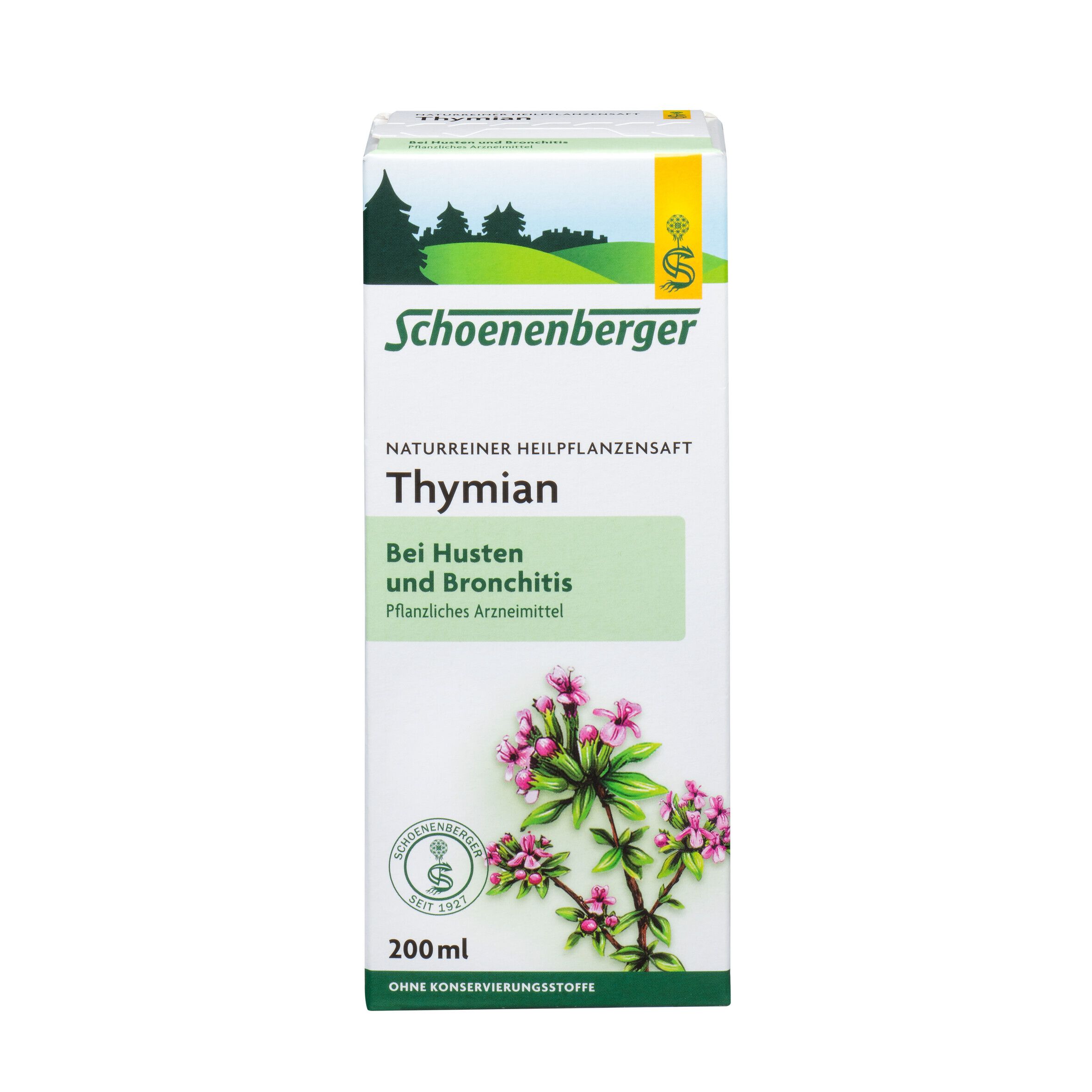 Schoenenberger® Heilpflanzensaft Thymian