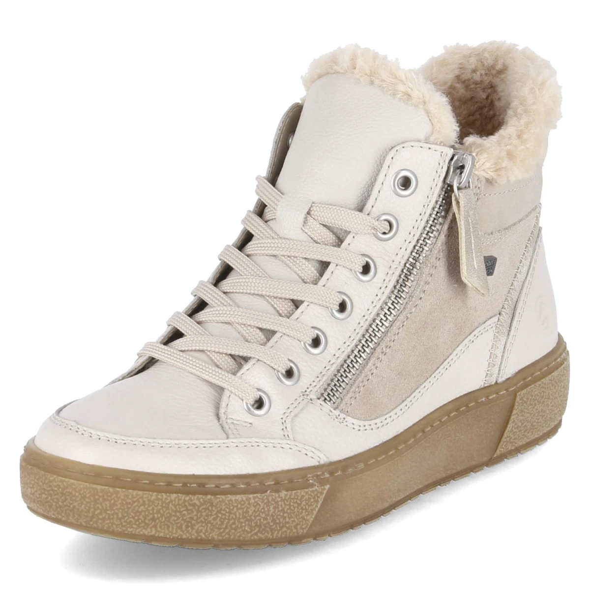RemonteSchnürstiefeletten - weiss kombi
