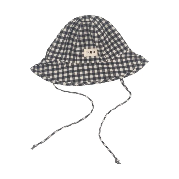 Loir Chapeau Toscane Vichy | Noir