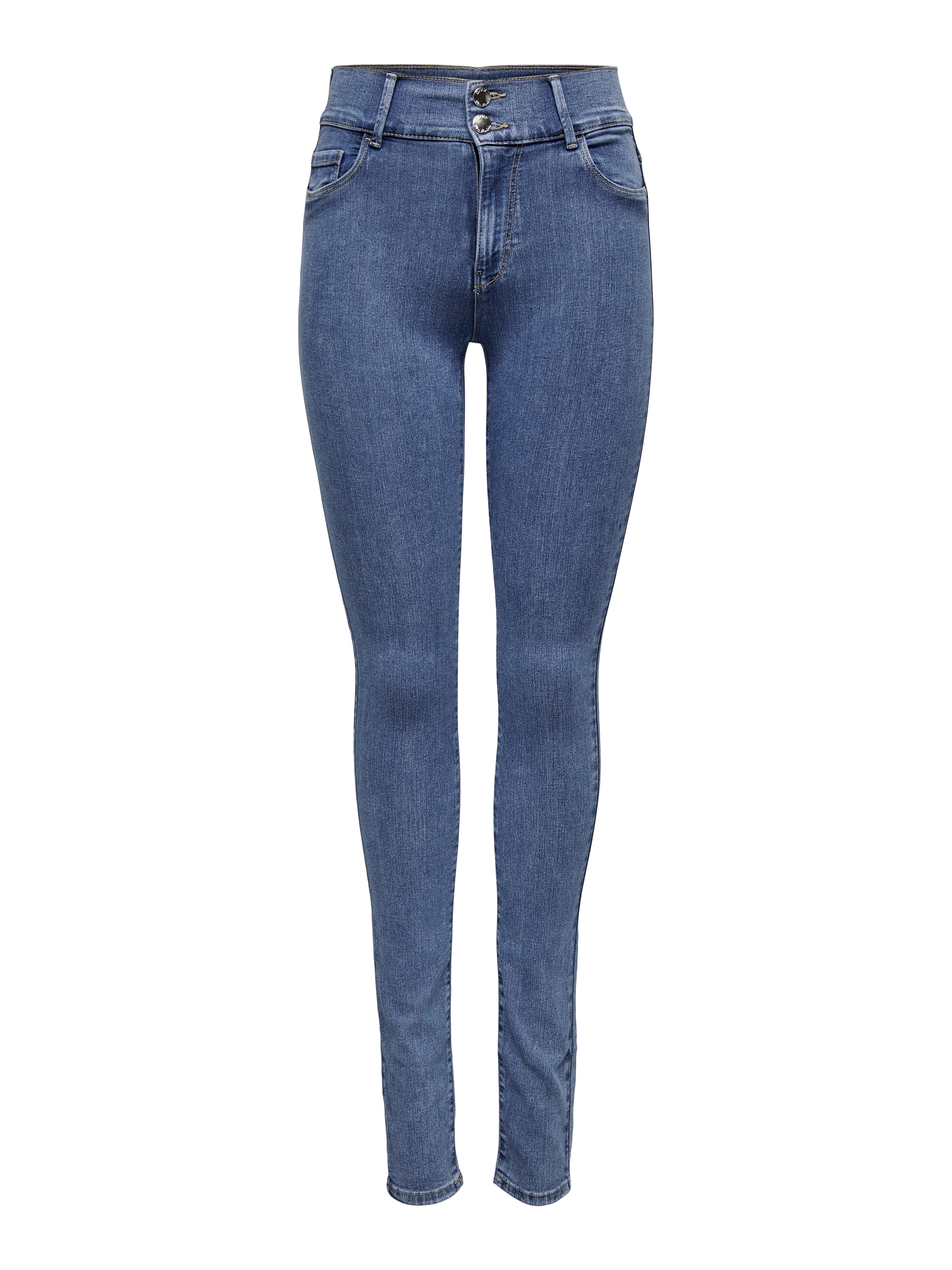 ONLRAIN Hohe Taille Skinny Fit Jeans Medium Blue Denim