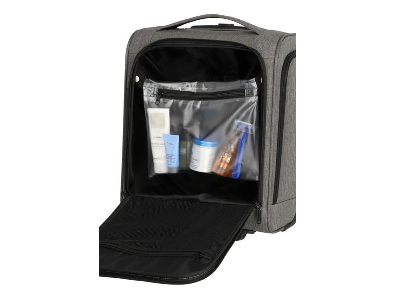 travelite Koffer Cabin Bordtrolley Underseater 28 l, Grau Reisekoffer