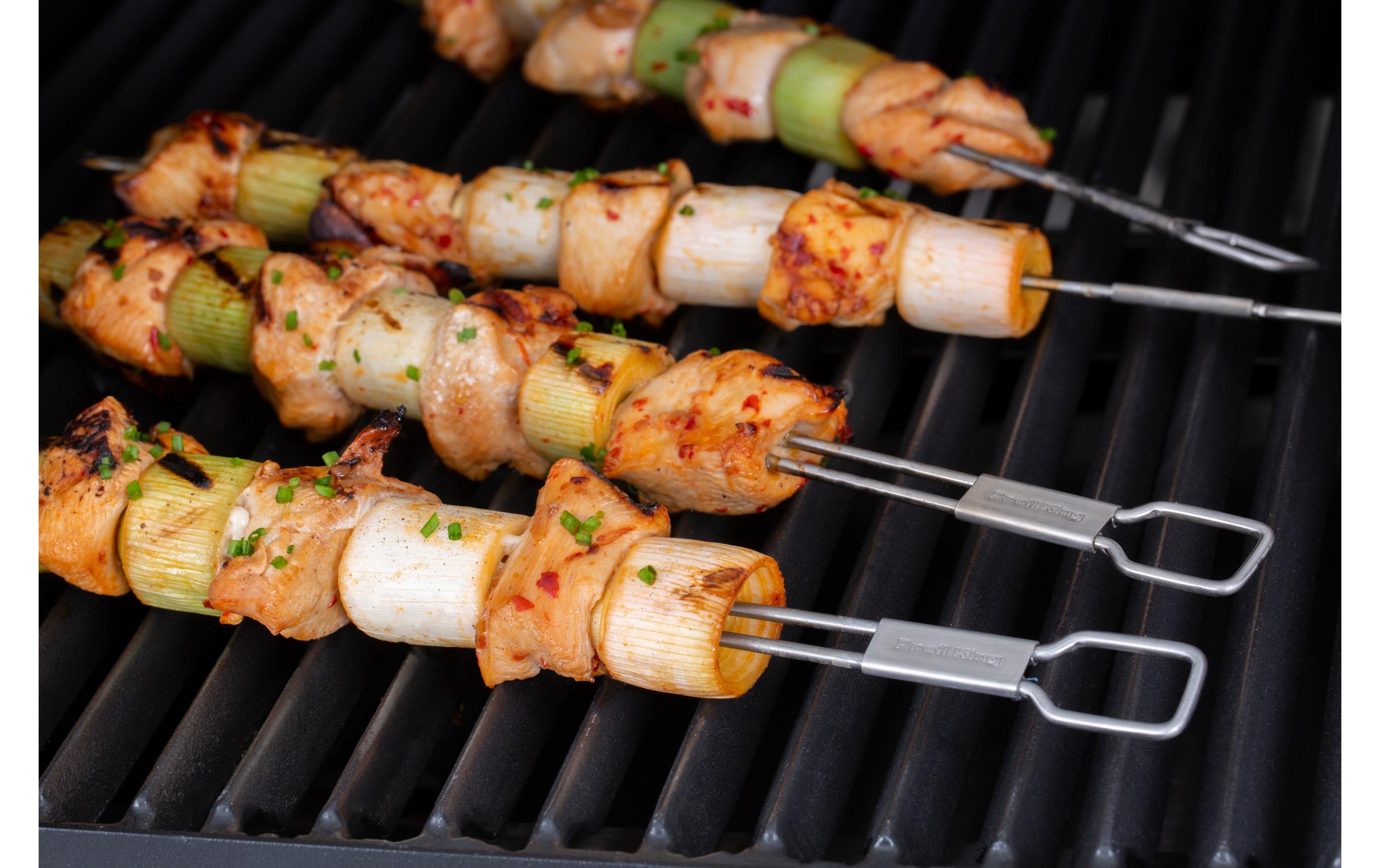 Doppelspiess-Set, 30.5 cm, 4 StückGrillspiesse
