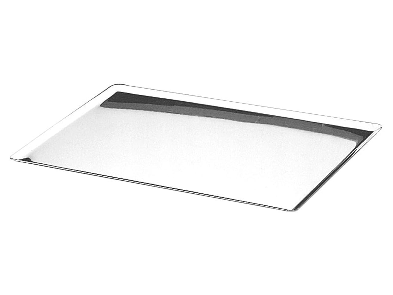 Plaque à pâtisserie en inox - bord pincé - 40 x 30 cm - Matfer