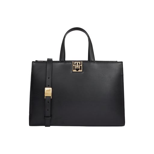 Tommy Hilfiger Reset Satchel Taske, Black