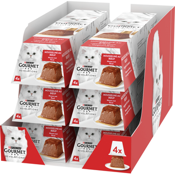 Gourmet Revelations Mousse Kattenvoer nat met Rund