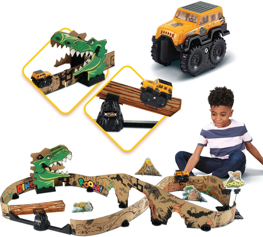 CAR-BOARD RACERS - DINO ADVENTURE