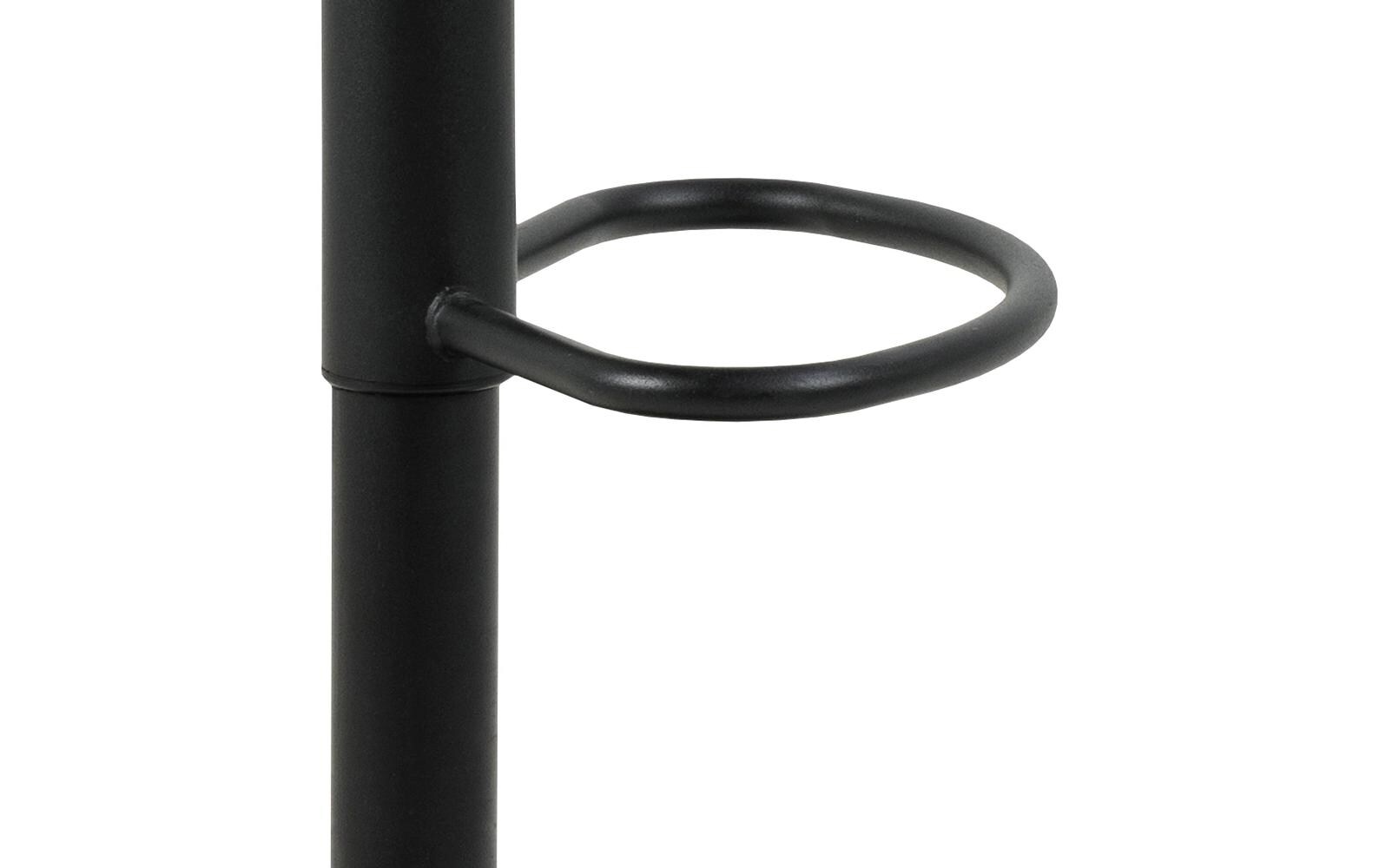 Barhocker Brooke, 2 Stück, 52 x 109 cm, Anthrazit<br>Barstühle mit feinem Steppdetail