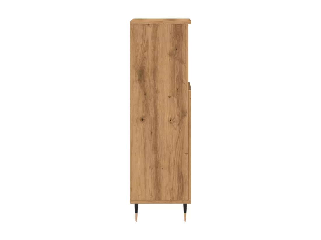 Armoire de salle de bain chêne artisanal 30x30x100 cm
