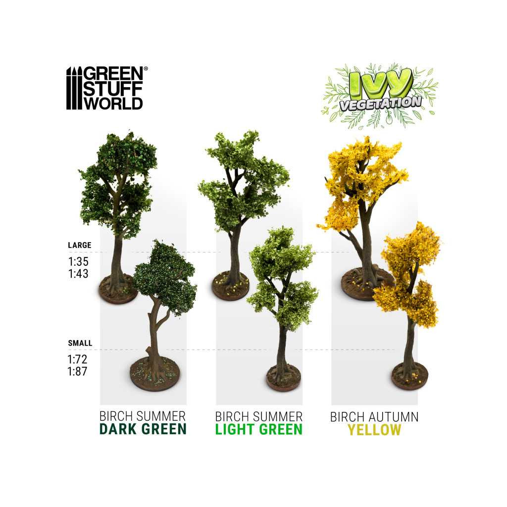 Green Stuff World - Feuillage Lierre - Bouleau