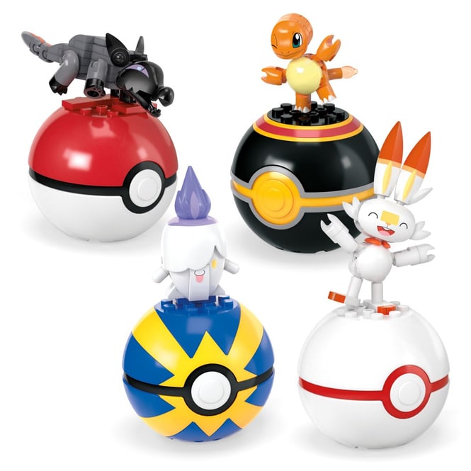 MEGA - Pokémon - 4 Feuer-Typ Pokémon Set