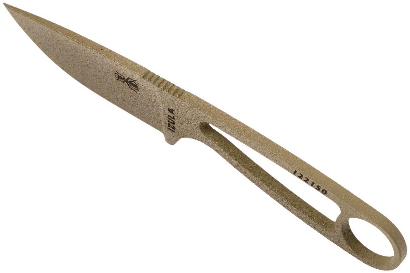 ESEE Izula Dark Earth IZULA-DE-KIT, survivalkit met schede en firesteel
