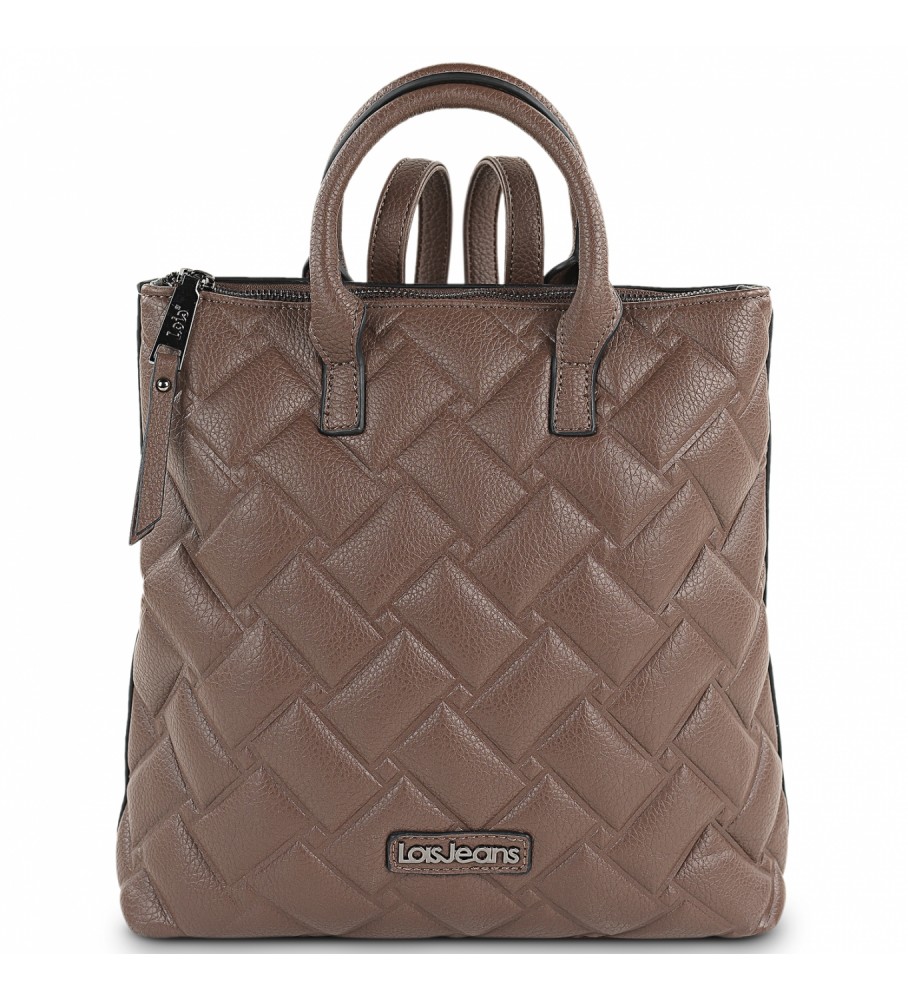 Mochila multifuncional Lois Pocket LOIS 316899 marrom escuro