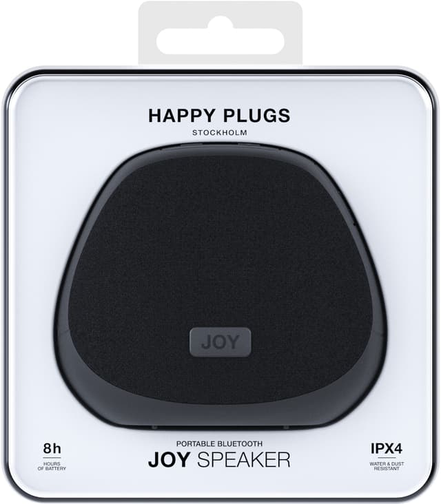 Happy Plugs Joy bærbar højttaler (sort)