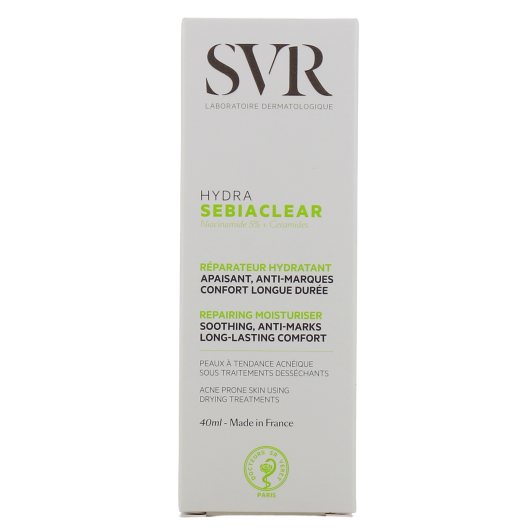 Soin réparateur et apaisant anti-marques Sebiaclear Hydra SVR