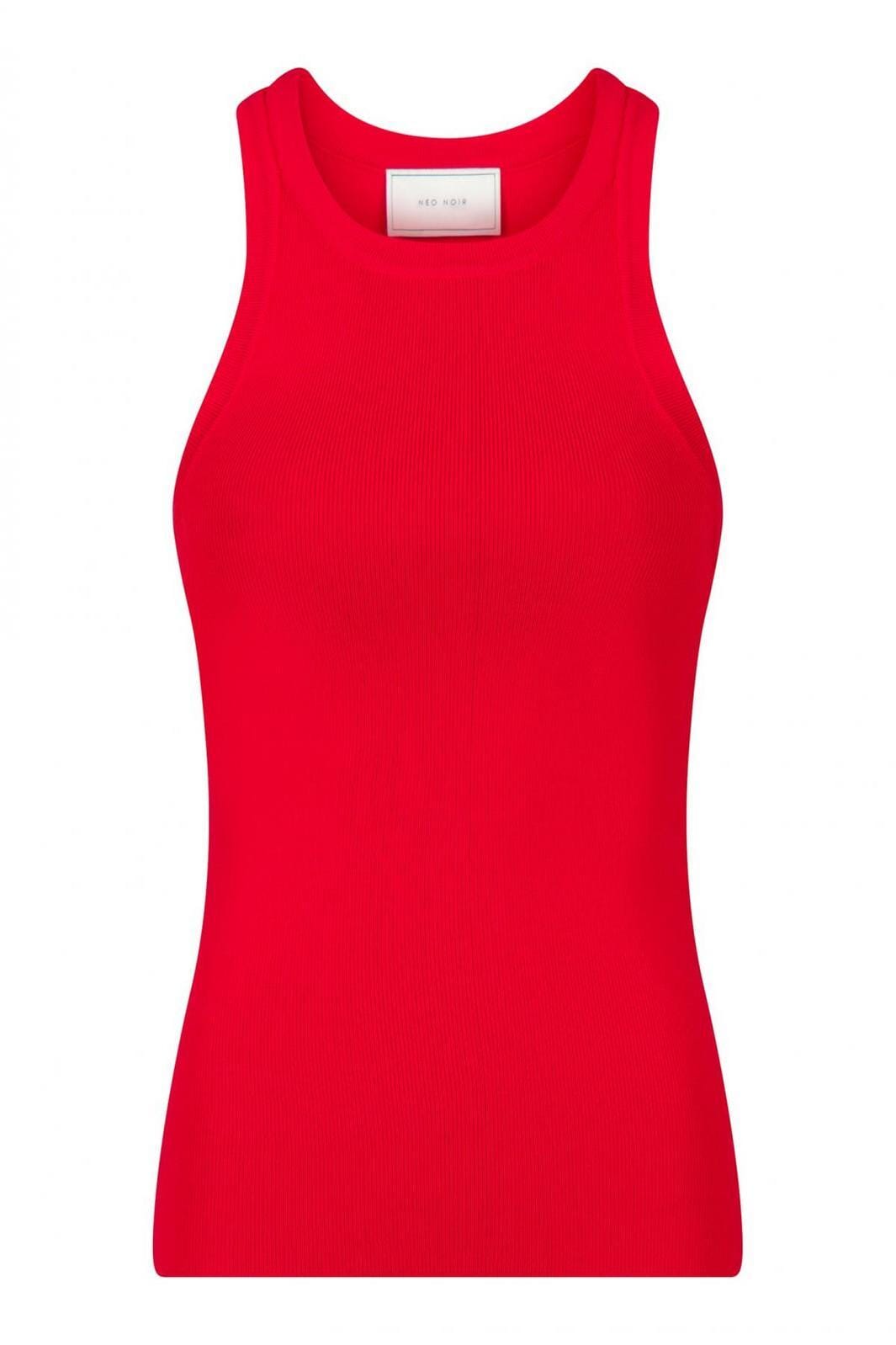 Neo Noir Willy Knitted Top red