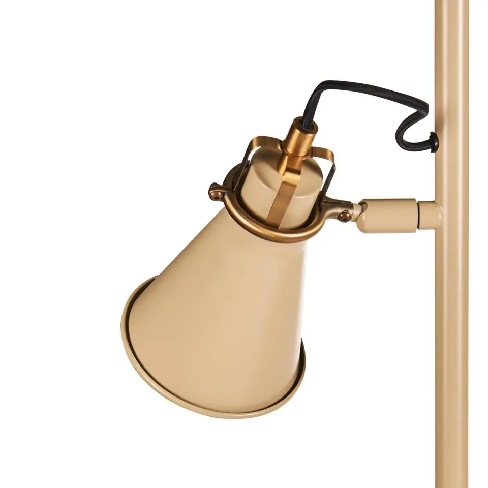 MOYOLA - Staande lamp - Beige - Metaal