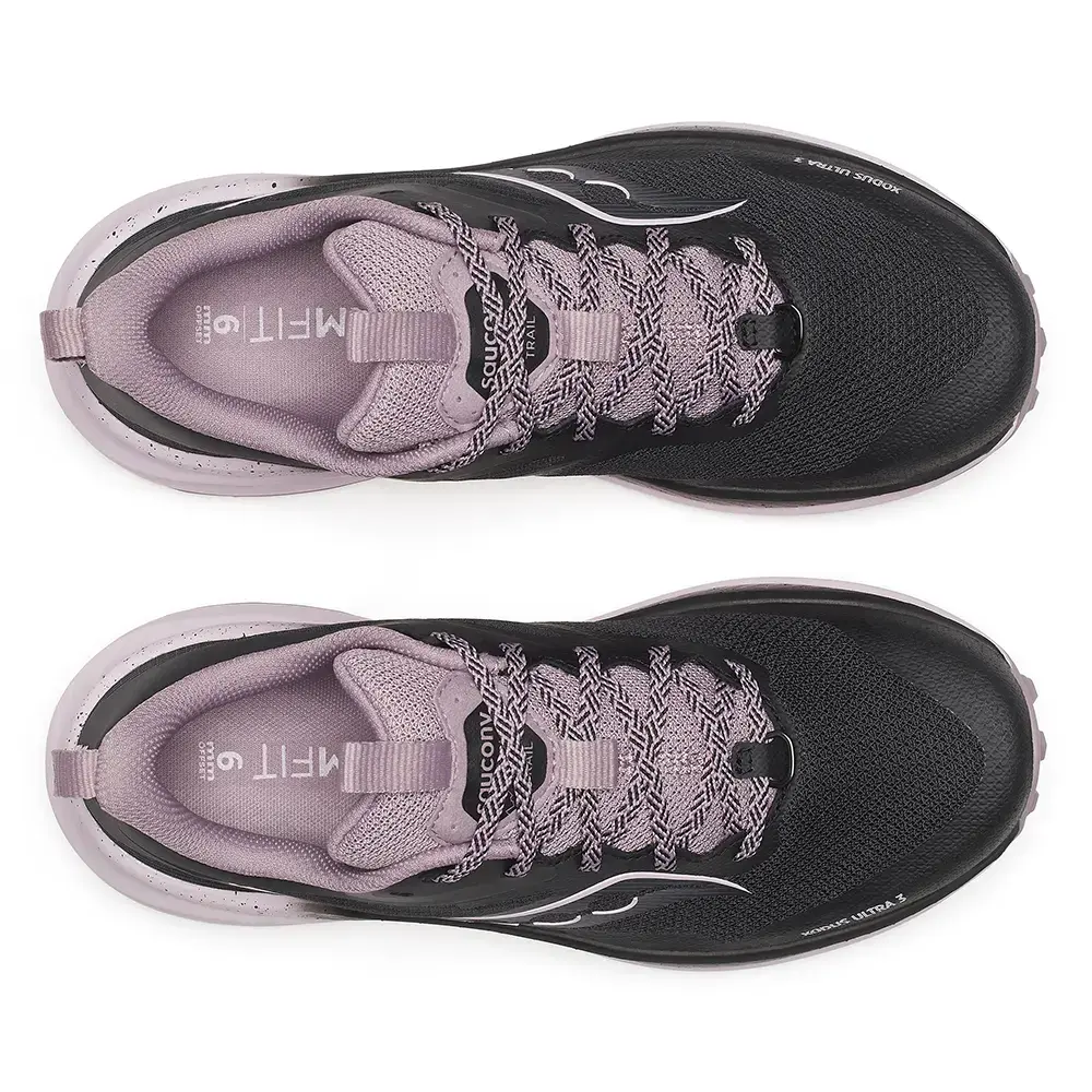 Saucony Xodus Ultra 3 Trail Hardloopschoenen Zwart/Paars Dames